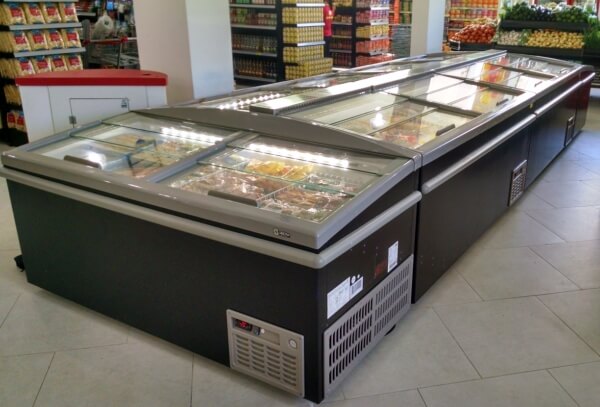 Ilha refrigerada